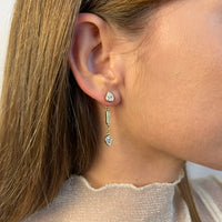 Eden Seed + Saffron — Orecchino Singolo + charm - Myoh Jewelry