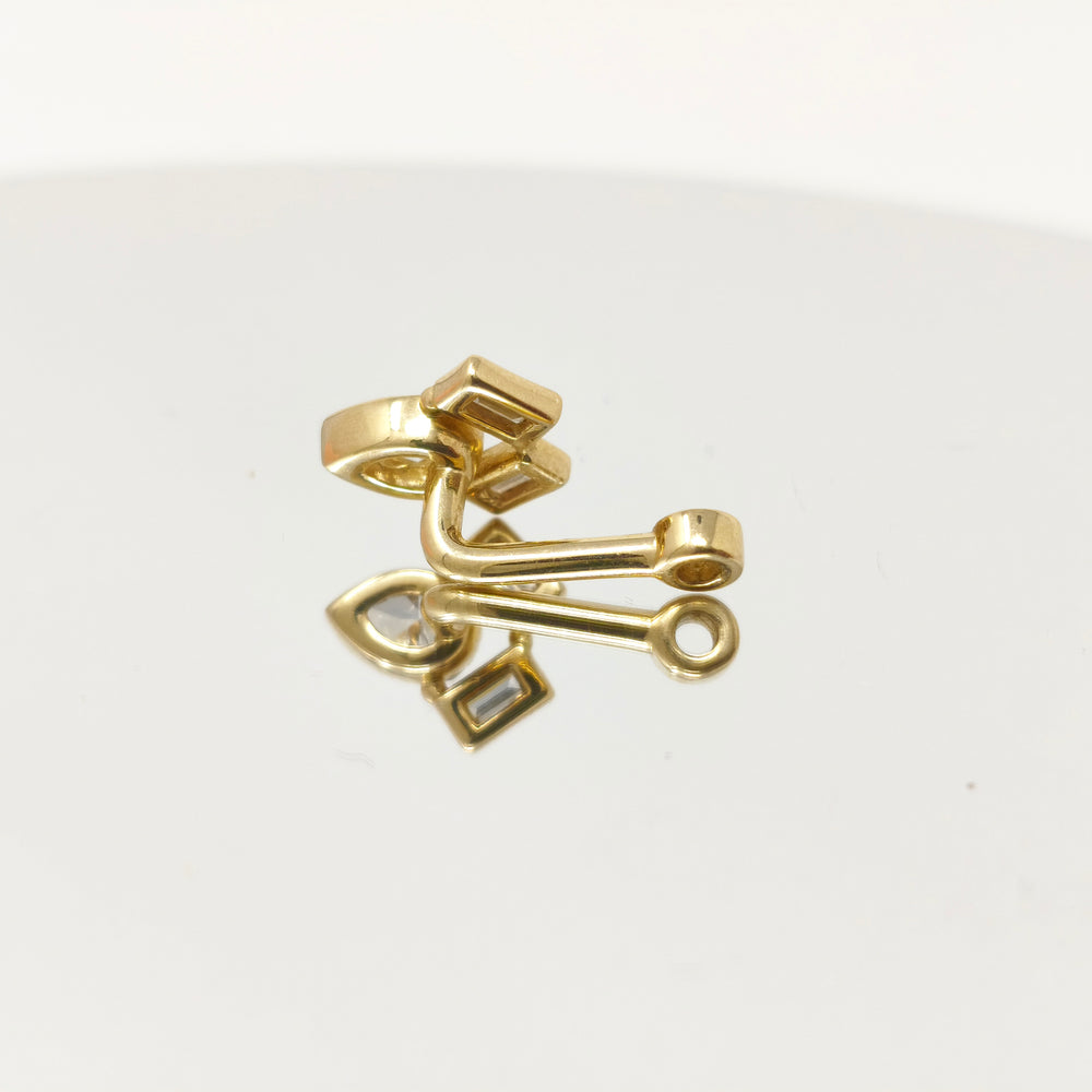 
                  
                    Eden Seed + Vine — orecchino singolo + charm - Myoh Jewelry
                  
                