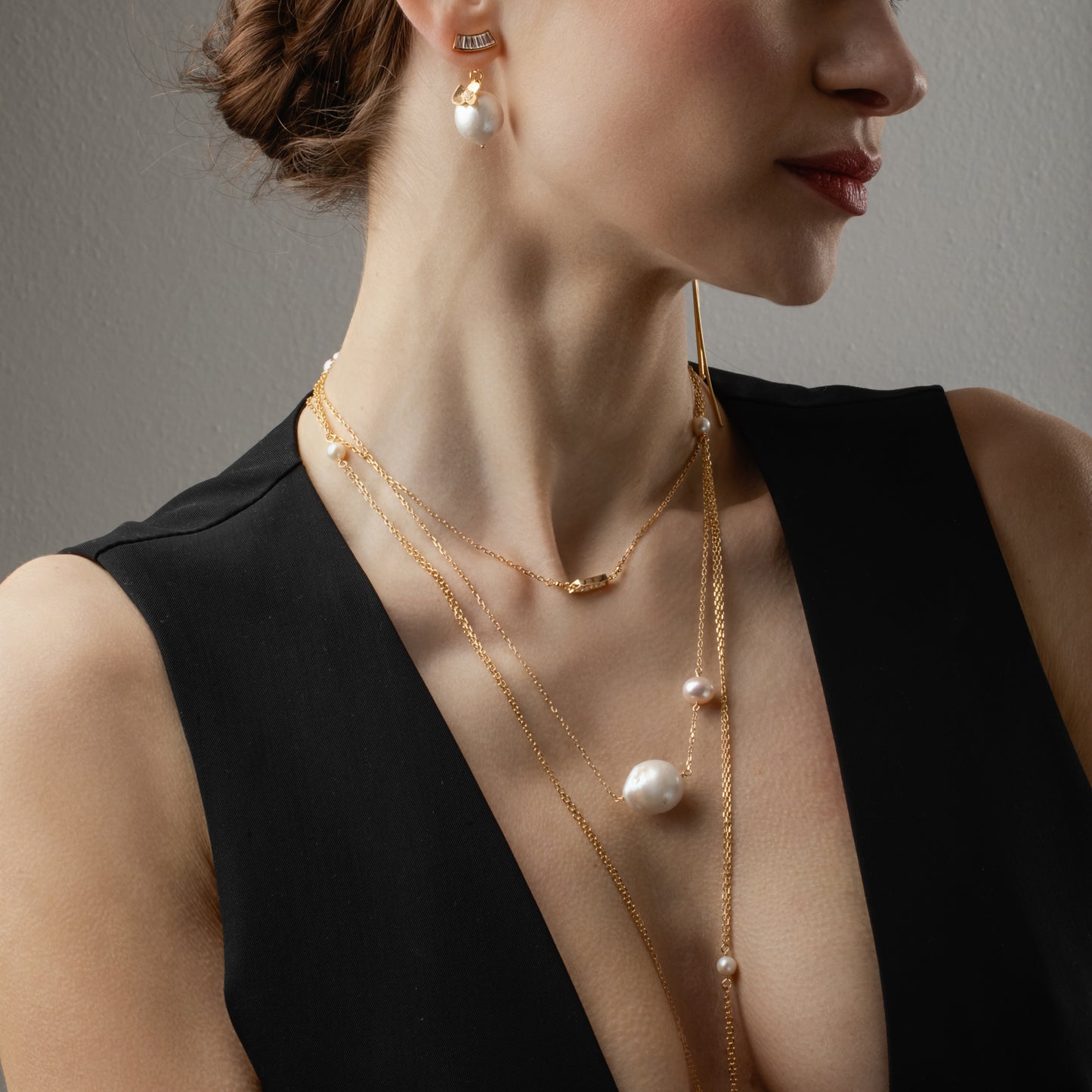 Luna Collana Girocollo con Perla Naturale MyOh Jewelry – Myoh