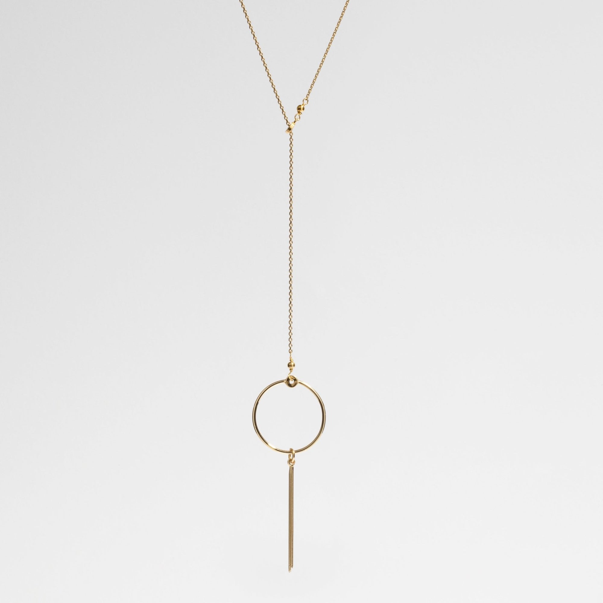 Collana Orbita Fugace a Y - Myoh Jewelry