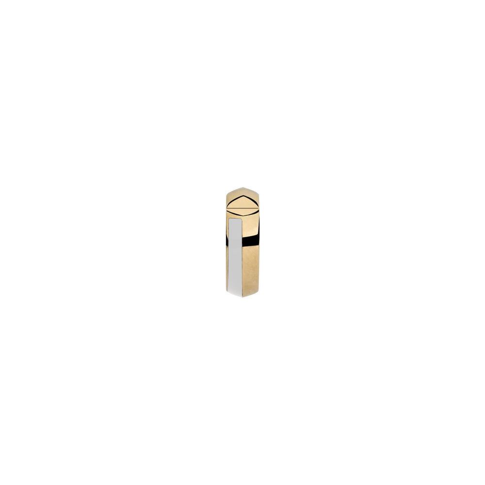 
                  
                    Ear cuff Orbita in argento 925 placcato oro 18kt con smalto grigio, design modulare senza foro | MyOh Gioielli Contemporanei
No-piercing ear cuff with grey enamel finish, modern orbital design | MyOh Designer Collection

                  
                